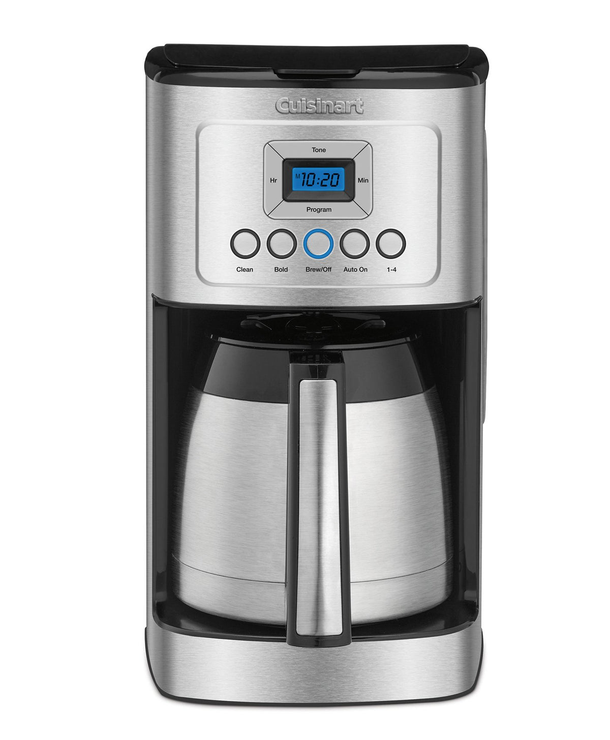 Cuisinart Edelstahl-Kaffeemaschine, 12 Tassen, Thermofunktion, Silber