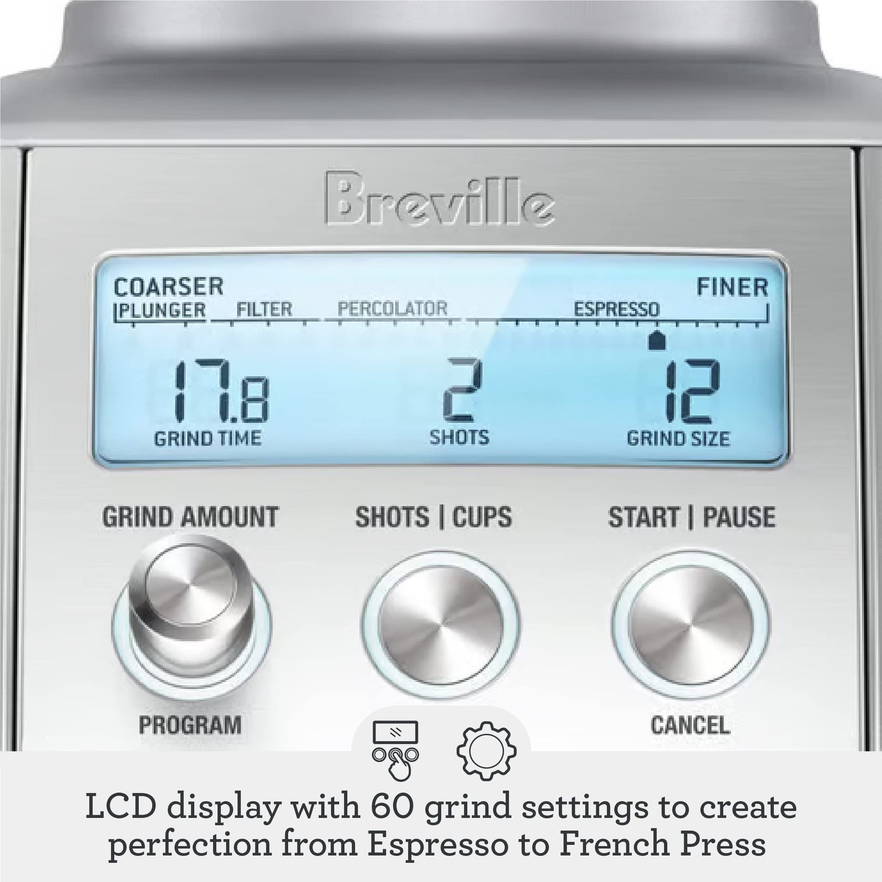 Breville Smart Grinder Pro BCG820OLT, Oliventapenade