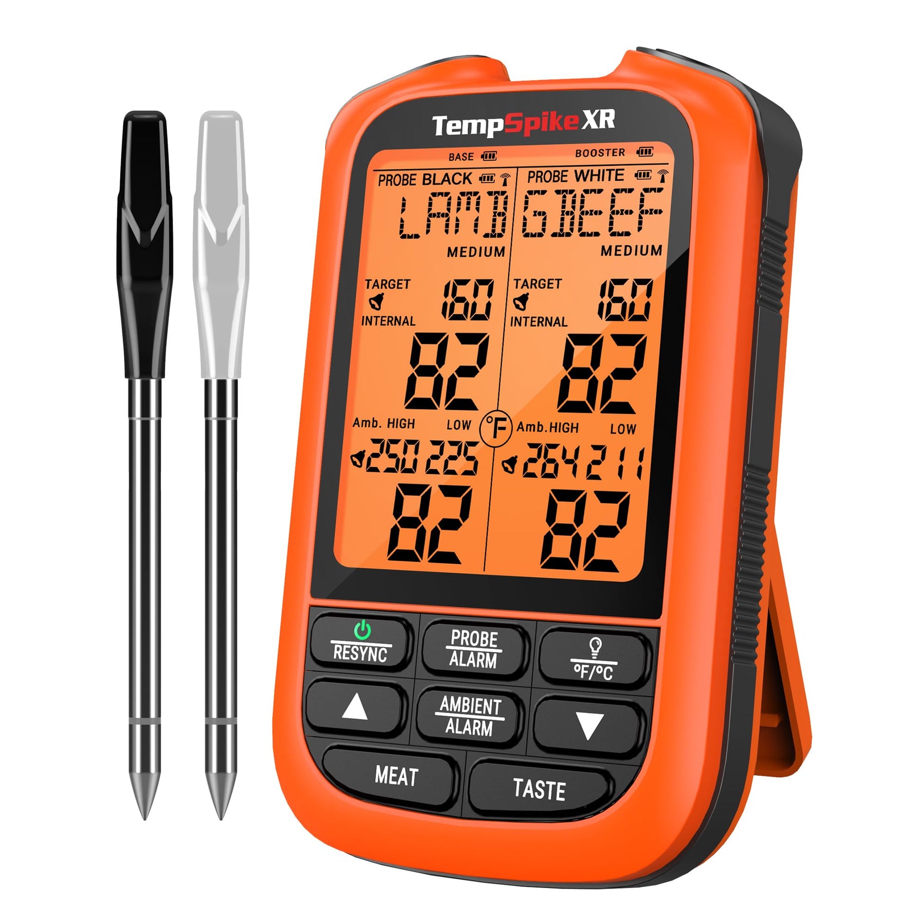 ThermoPro TempSpike 1000FT Wireless Meat Thermometer Digital with 2 Upgraded Ultra-Thin Probe, Smoker Thermometer Wireless for Oven/Rotisserie/Sous Vide/Stove/BBQ Grill Thermometer