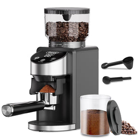 Gevi Conical Burr Coffee Grinder, Adjustable Burr Mill with 35 Precise Grind Settings, Anti-Static, Coffee Grinder Electric for Espresso/Drip/Percolator/French Press/American/Turkish Coffee Makers