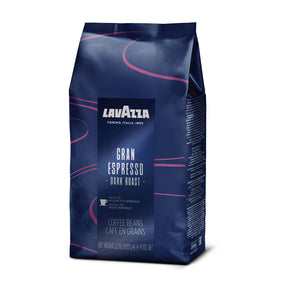 Lavazza Gran Espresso Kaffeemischung aus ganzen Bohnen, mittlere Espressoröstung, 1 kg Beutel (1 Stück), ausgewogener und reichhaltiger Geschmack mit Kakaonoten