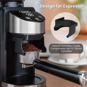 Gevi Conical Burr Coffee Grinder, Adjustable Burr Mill with 35 Precise Grind Settings, Anti-Static, Coffee Grinder Electric for Espresso/Drip/Percolator/French Press/American/Turkish Coffee Makers