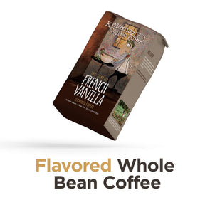 KALAMAZOO COFFEE COMPANY Whole Bean Flavored Coffee Variety Pack - Hazelnut, French Vanilla, & Maple Walnut | 12oz Bag (3 Pack)