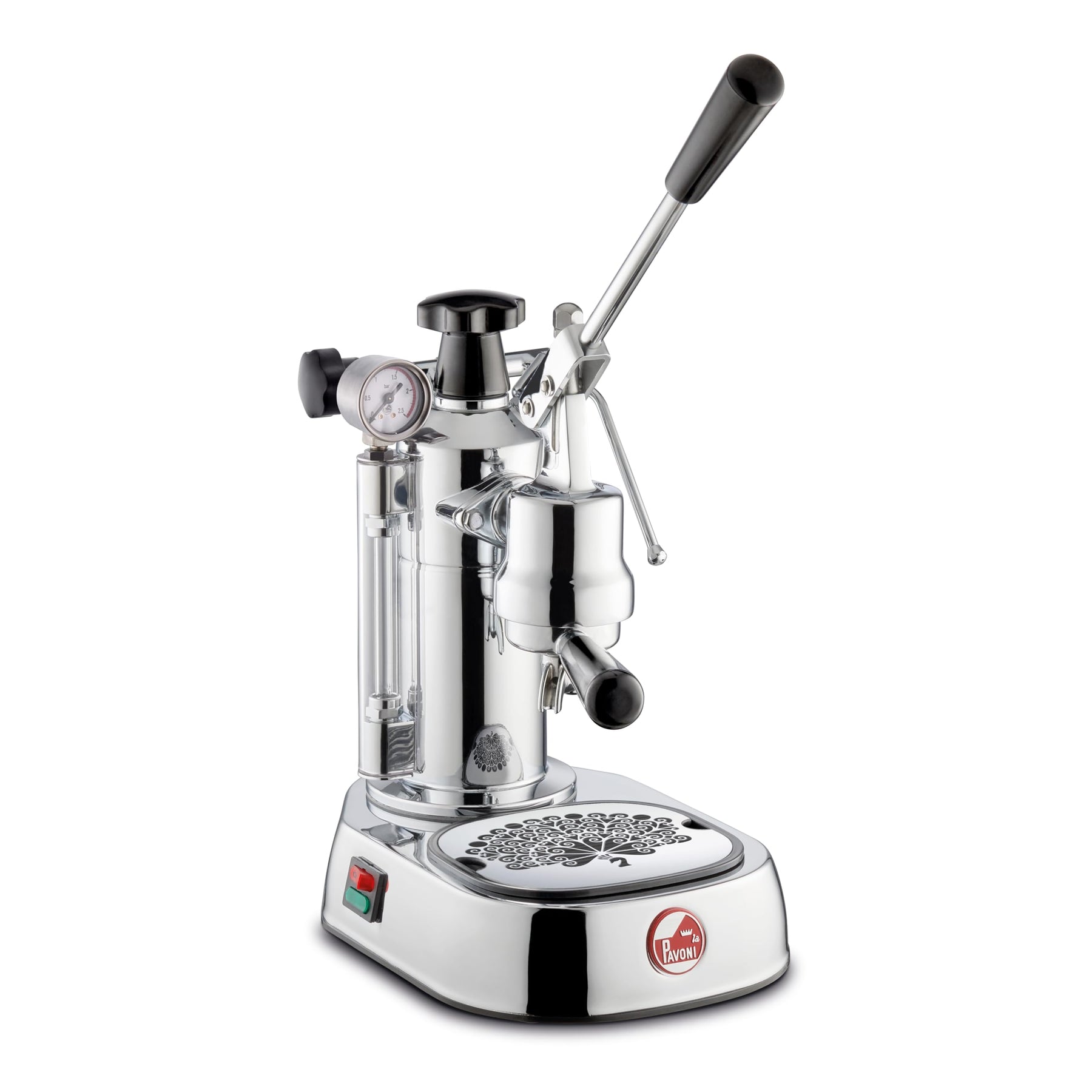 La Pavoni Lever Espresso Machine Europiccola SPECIAL EDITION with Gauge Black