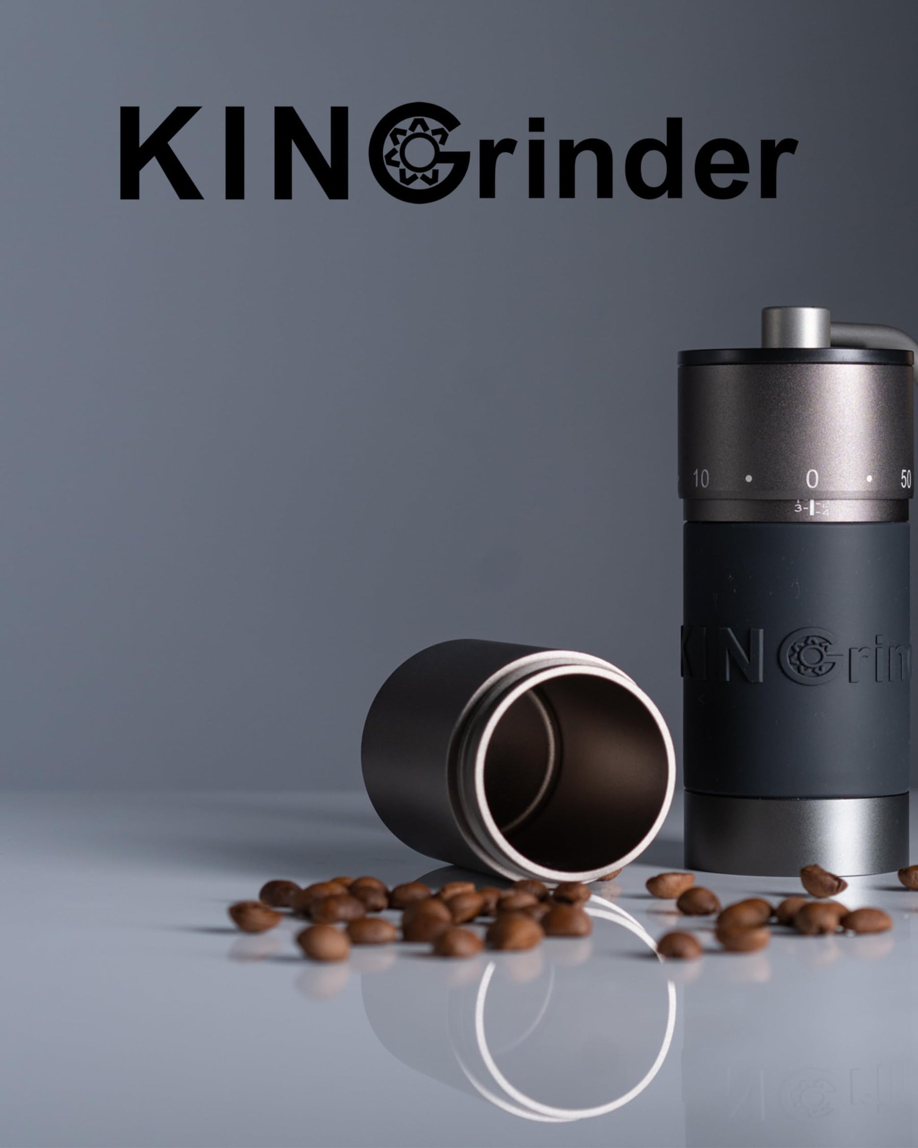 KINGrinder K6 Manual Hand Coffee Grinder with Straight Handle for French Press, Drip, Espresso with Assembly Consistency Stainless Steel Conical Burr Mill, 35g Capacity