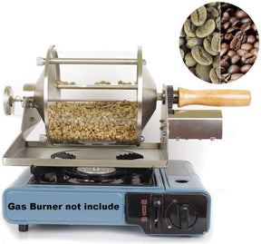 NICE CHOOSE Coffee Roaster, 400G Gas Coffee Beans Roasting Machine Coffee Beans Baker with Timer for Home or Coffee Shop Use