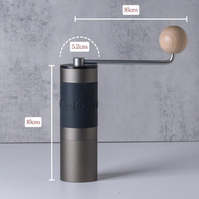 【Famous KOL Recommended】KINGrinder K2 Manual Hand Coffee Grinder with Straight Handle for French Press, Drip, Espresso with Assembly Consistency Stainless Steel Conical Burr Mill, 25g Capacity