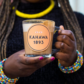 KAHAWA 1893 - Whole Coffee Beans - Serengeti Blend - Perfect Freshly Brewed - As Seen on Shark Tank - Dark Roast - Directly Farmer Sourced from East Africa - Tasting Notes: Chocolate & Molasses -2ct