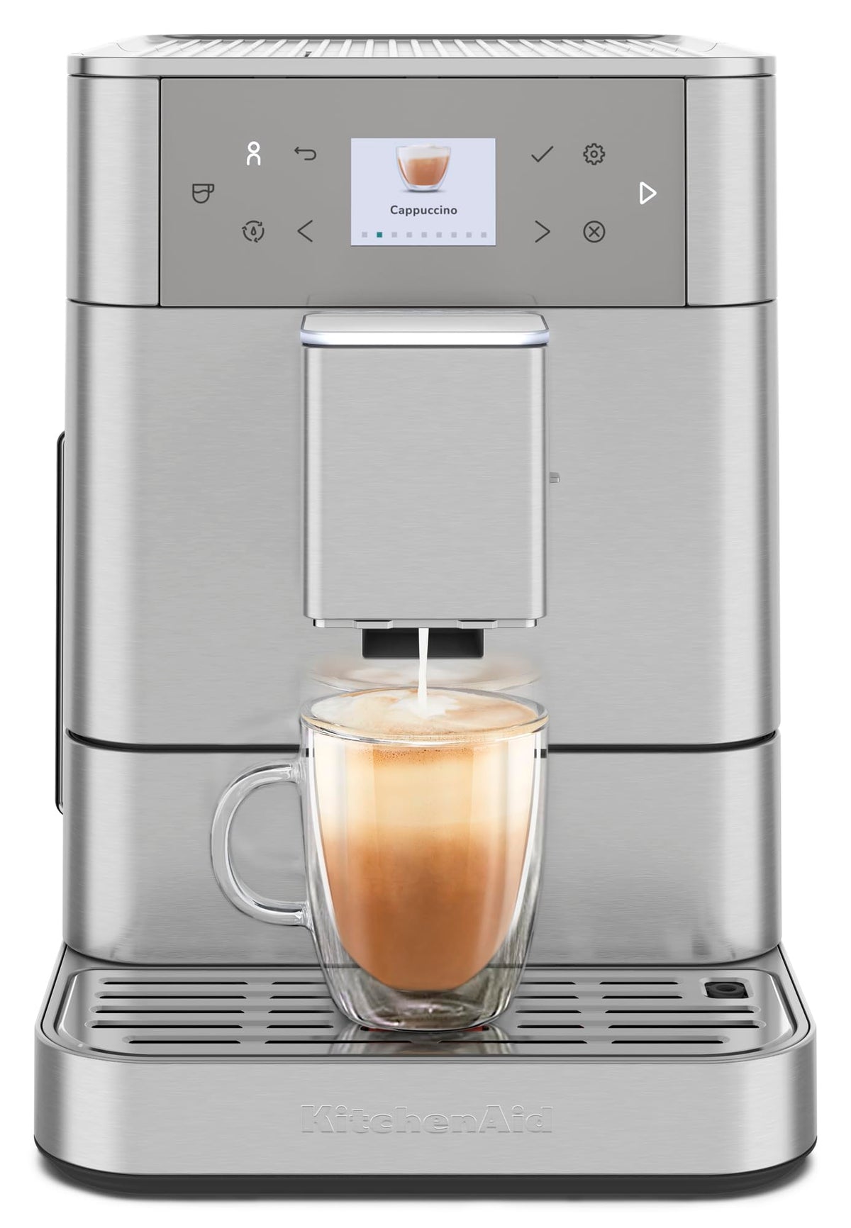 KitchenAid Fully Automatic Espresso Machine KF6, KES8556SX, Stainless Steel