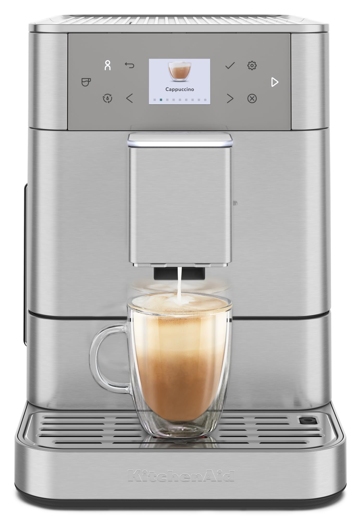 KitchenAid Fully Automatic Espresso Machine KF6, KES8556SX, Stainless Steel