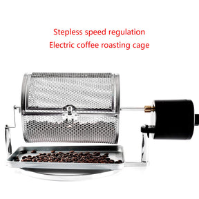 BEIDUOYANG Stainless Steel Coffee Bean Roaster Baking Roasting Machine Drum Type Coffee Roaster Network-Window Baked-Beans Machine Coffee Roasting Cage