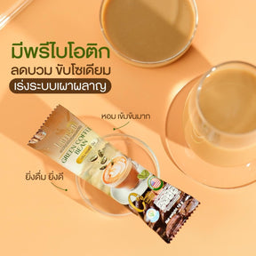 Jamsai GREEN COFFEE BEAN 10.58oz,Delicious, easy to eat, no sugarม1 pack 30 sachets