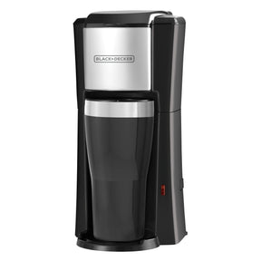 BLACK+DECKER CM618 Einzelportions-Kaffeemaschine, Schwarz