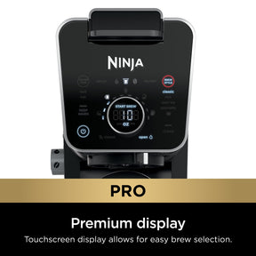 Ninja ドリップ コーヒー メーカー K カップ コンボ、DualBrew Pro スペシャルティ コーヒー システム、K カップ ポッド対応コーヒー マシン、ペーパー フィルター付き 12 カップ シングルサーブ コーヒー メーカー、CFP301