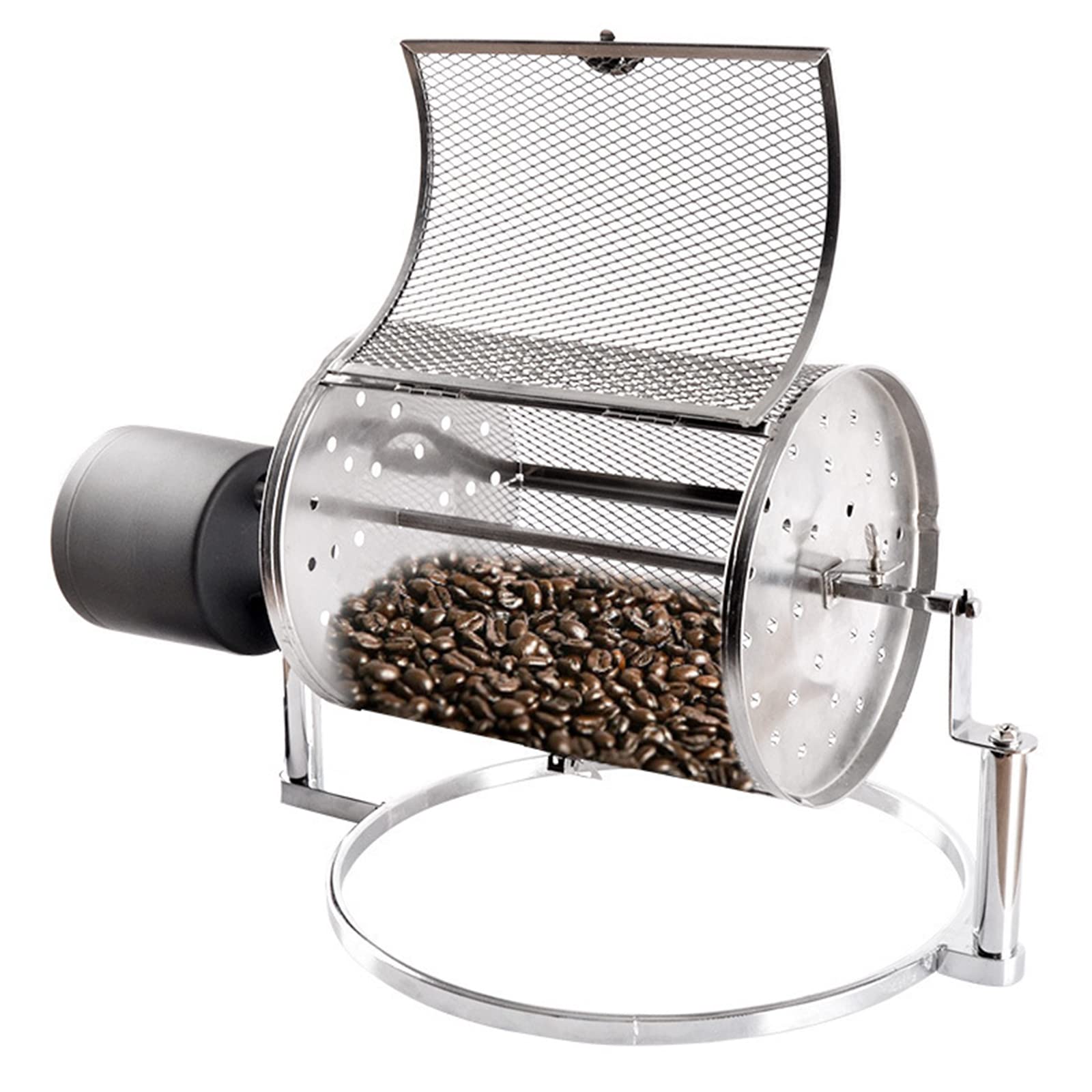 BEIDUOYANG Stainless Steel Coffee Bean Roaster Baking Roasting Machine Drum Type Coffee Roaster Network-Window Baked-Beans Machine Coffee Roasting Cage