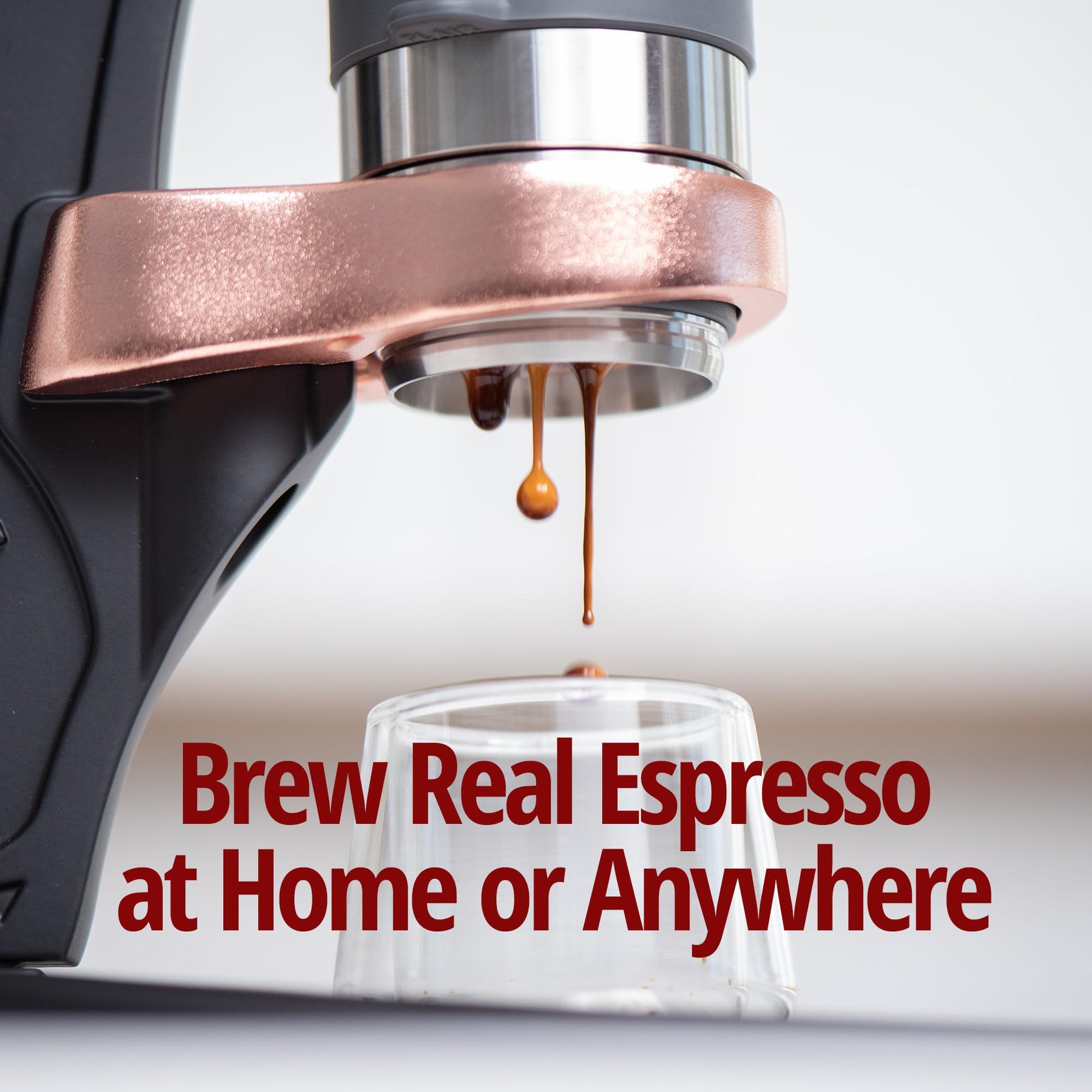 Flair UPDATED PRO 3 (Black) - All manual lever espresso maker with a stainless steel brew head, pressure gauge, and a shot mirror