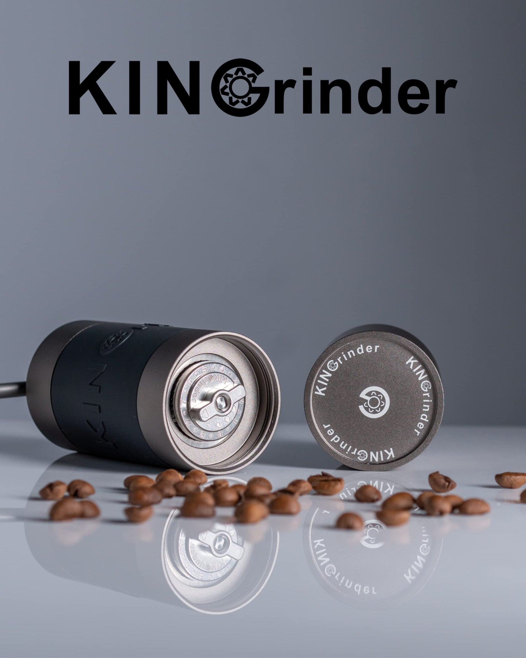 【Berühmte KOL-Empfehlung】 KINGrinder K1 Manuelle Handkaffeemühle mit geradem Griff für French Press, Filterkaffeemaschine, Espresso mit konischer Mahlwerkmühle aus Edelstahl für gleichmäßige Montage, 25 g Fassungsvermögen