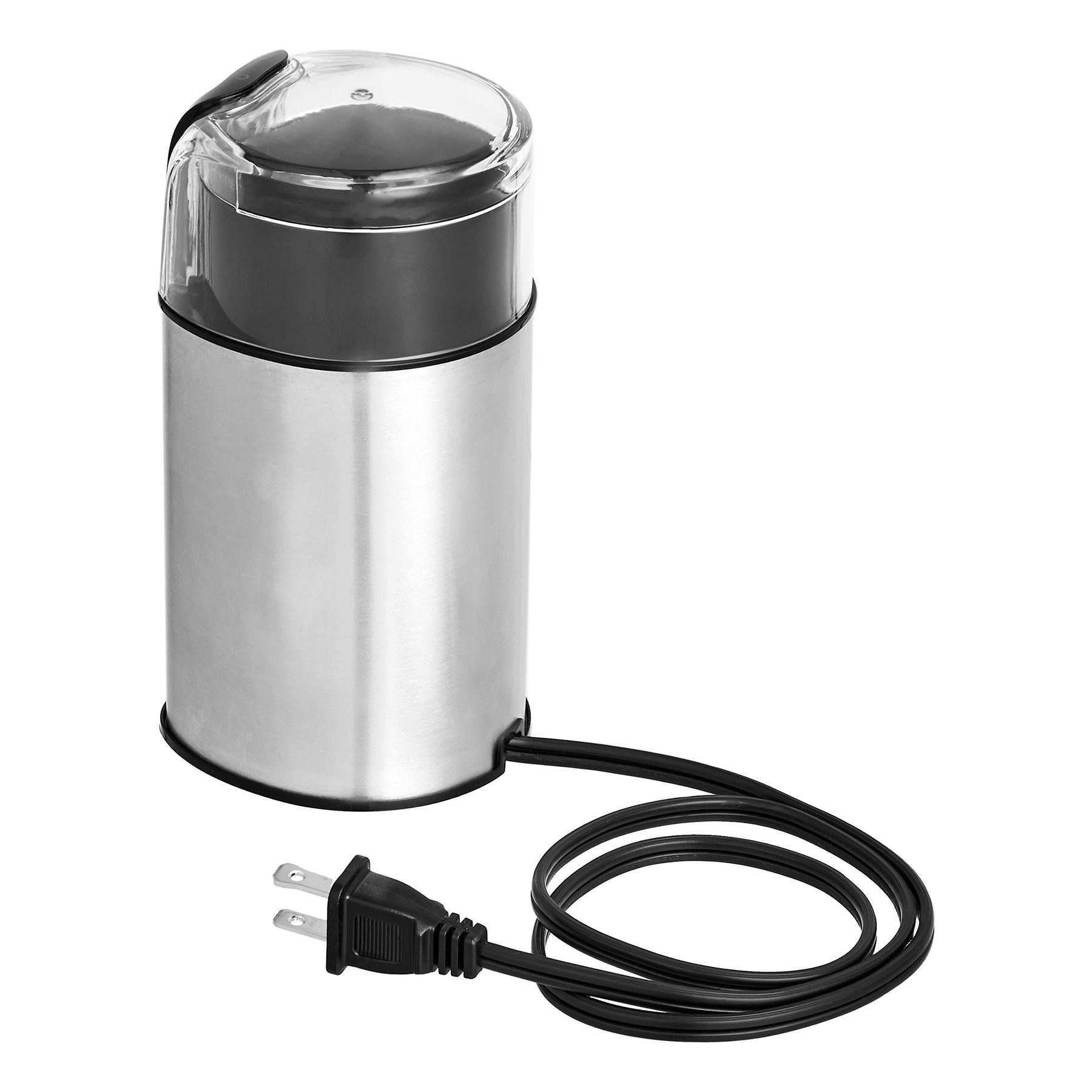 Amazon Basics Electric Coffee Grinder, Coffee Bean and Spice Grinder, With Heavy-Duty Stainless Steel Grind Blades