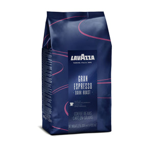 Lavazza Gran Espresso Kaffeemischung aus ganzen Bohnen, mittlere Espressoröstung, 1 kg Beutel (1 Stück), ausgewogener und reichhaltiger Geschmack mit Kakaonoten