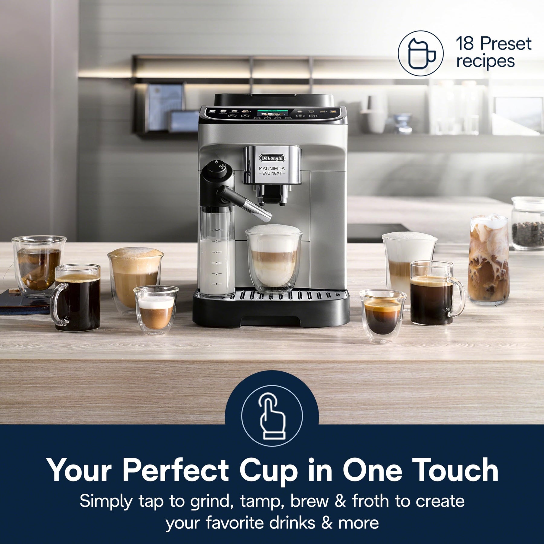 De'Longhi Magnifica Evo Next Fully Automatic Espresso Machine