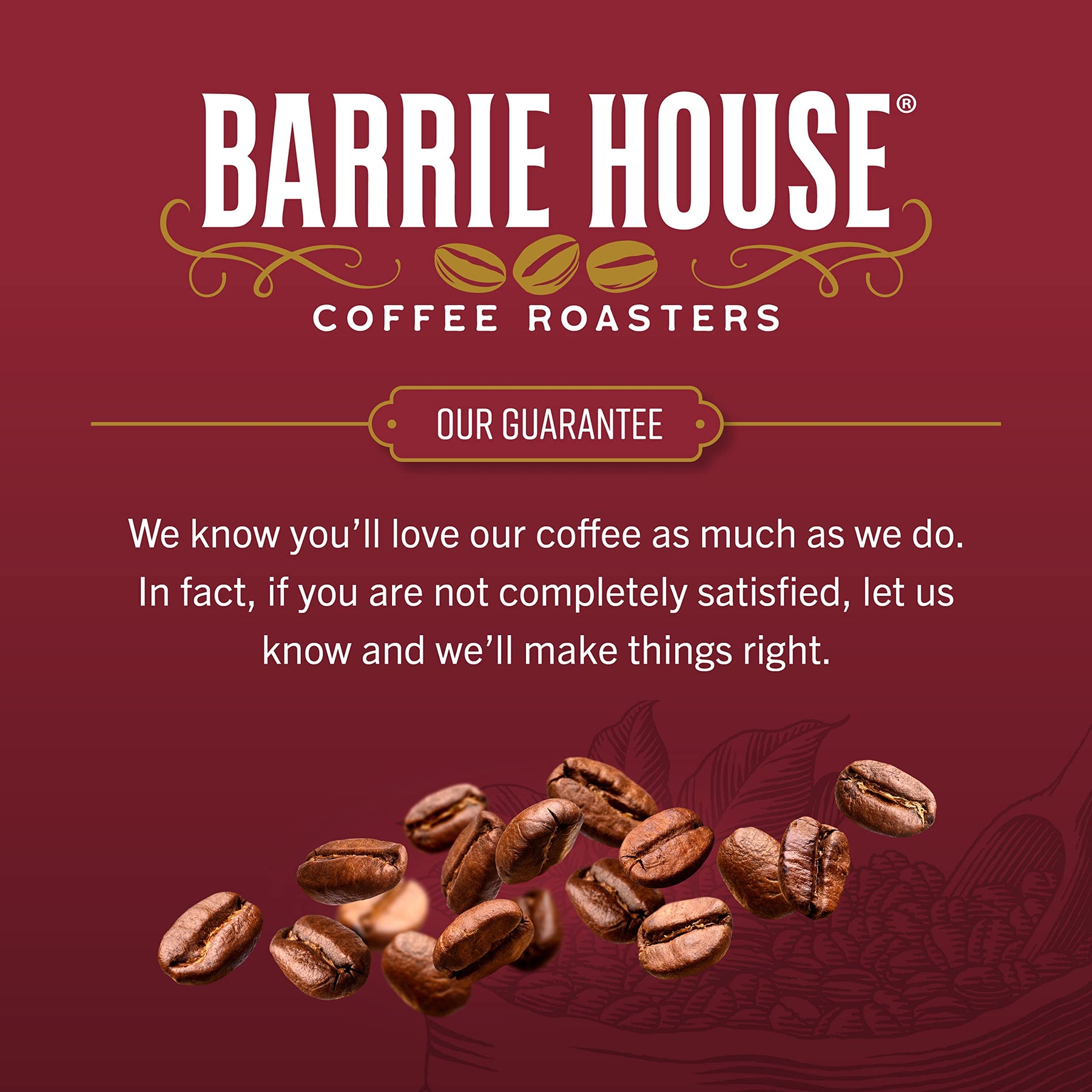 Barrie House 100% Colombian Single Origin Whole Bean Coffee | Premium Coffee | Medium Roast | Full-Bodied and Balanced Acidity | 2.0 lb Bag | 100% Arabica Coffee Beans