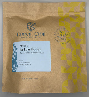 Mexico: La Laja Honey Coffee Beans - Premium Specialty Mexican Coffee from Veracruz | Unroasted Green Coffee Beans by Current Crop Roasting Shop, 3-Pound Bag