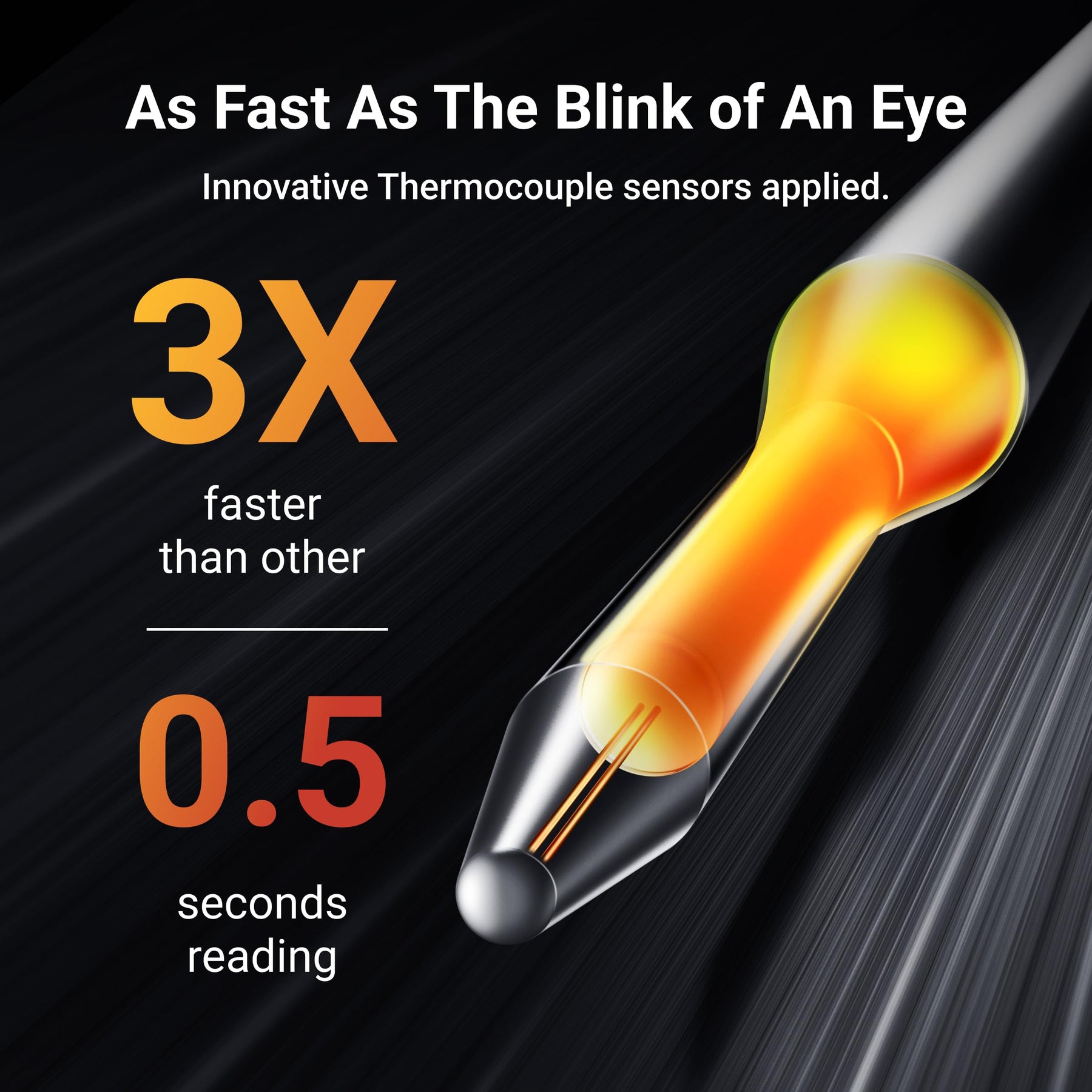 ThermoMaven プロフェッショナル デジタル肉用温度計、超高速 0.5 秒の即時読み取り、NIST 認定の精度 ±0.5°F、IP67 防水、バックライト、自動回転/オン/オフ、バレンタインギフト、ダークレッド&amp;グレー