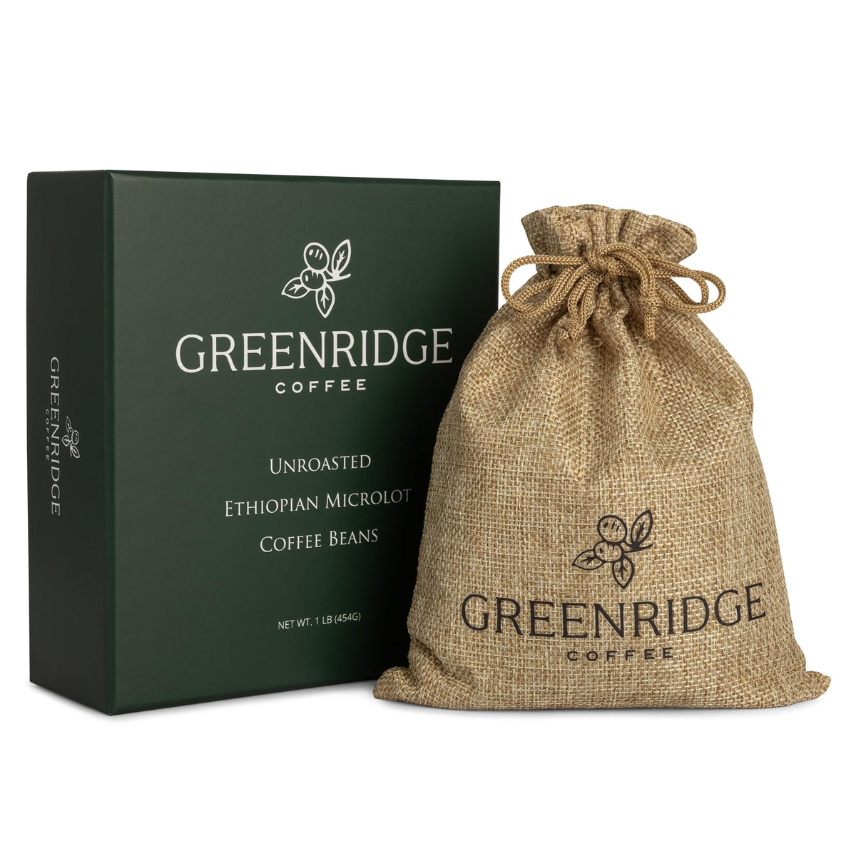 Greenridge Coffee Äthiopische grüne Kaffeebohnen, 1 Pfund. Ungeröstete Kaffeebohnen, Äthiopische Kaffeebohnen, Ganze rohe Kaffeebohnen, ungeröstet, Äthiopische Kaffeebohnen, Beste grüne Kaffeebohnen zum Rösten