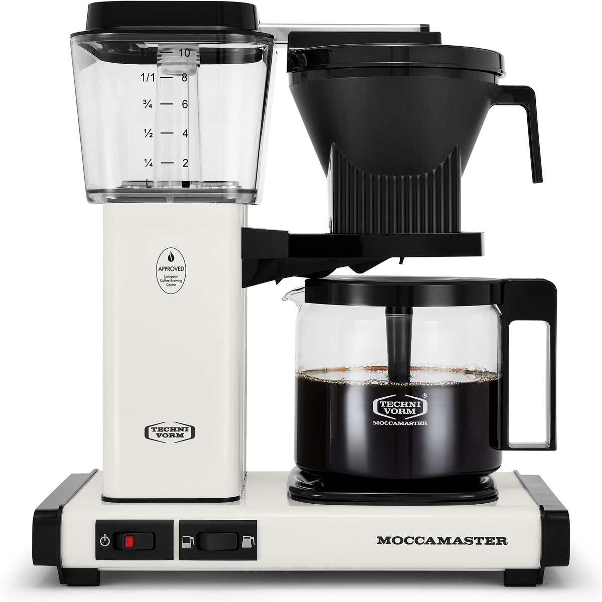 Moccamaster 53933 KBGV セレクト 10カップ コーヒーメーカー、オフホワイト、40オンス、1.25l