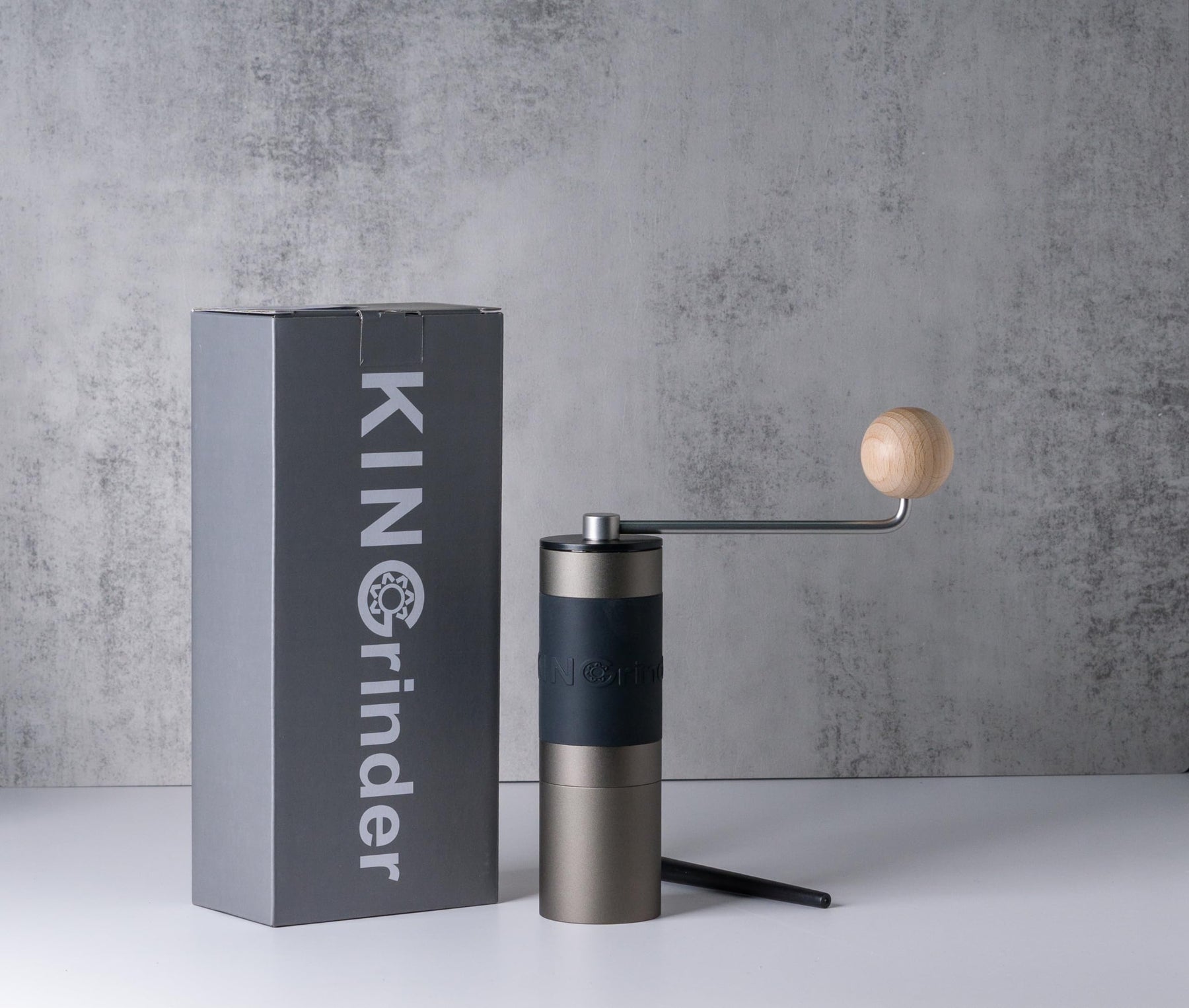 【Famous KOL Recommended】KINGrinder K1 Manual Hand Coffee Grinder with Straight Handle for French Press, Drip, Espresso with Assembly Consistency Stainless Steel Conical Burr Mill, 25g Capacity