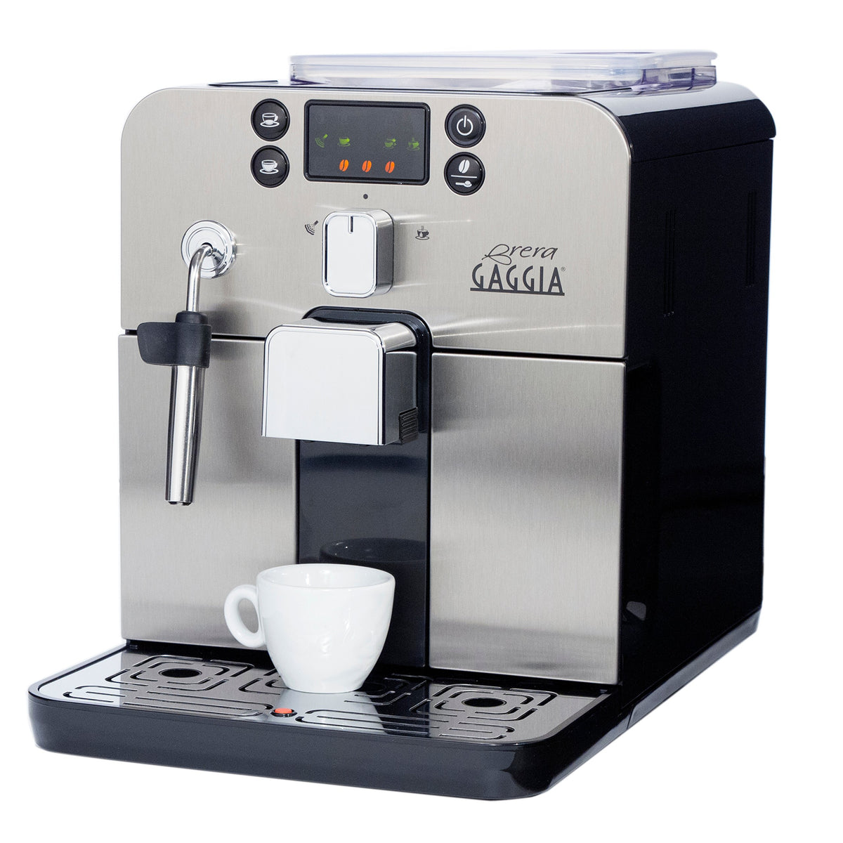 Gaggia Brera 超自動エスプレッソマシン、S、ブラック、40 液量オンス