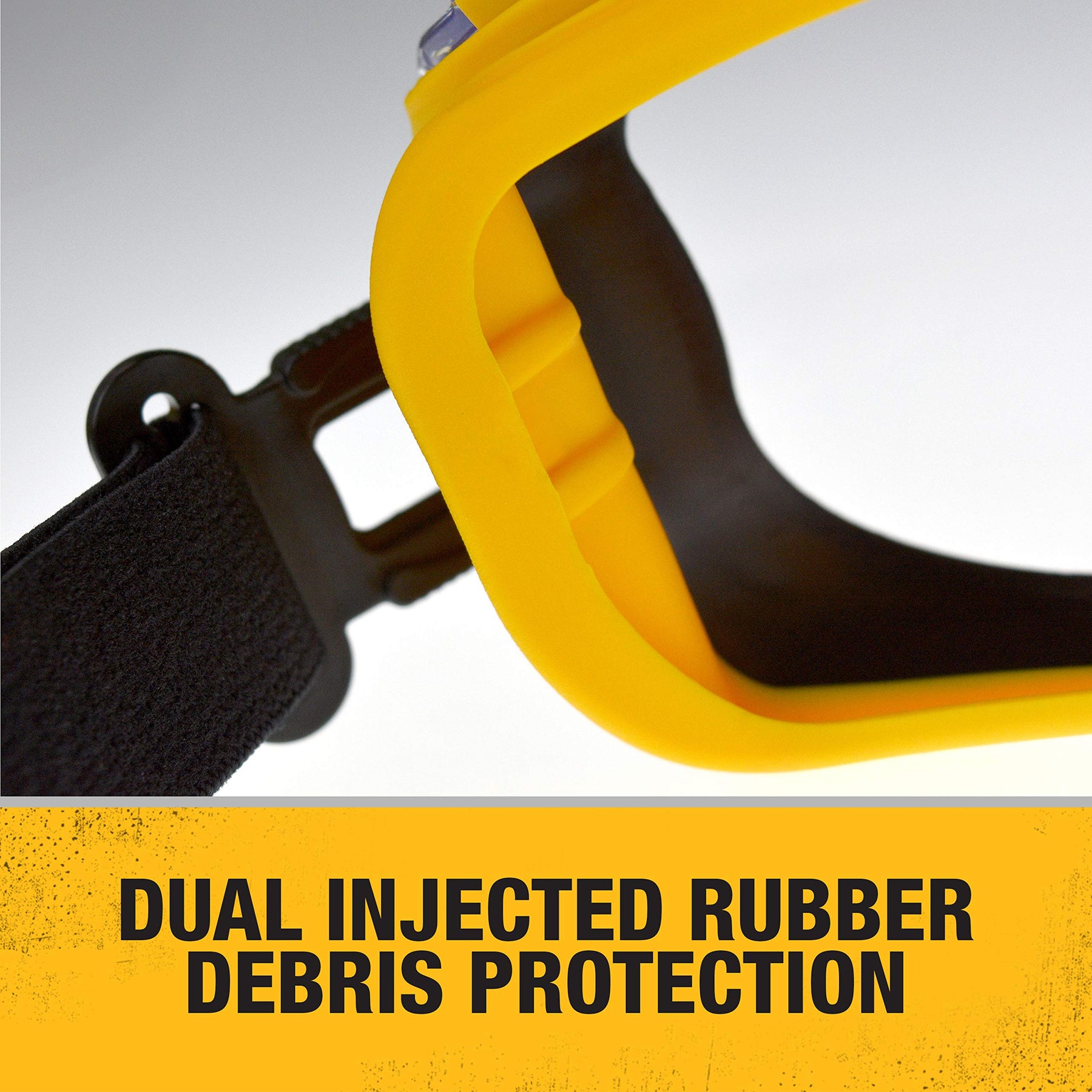 DEWALT DPG82-11 Concealer Klare Anti-Beschlag-Schutzbrille mit Doppelform, klare Linse, 1 Paar